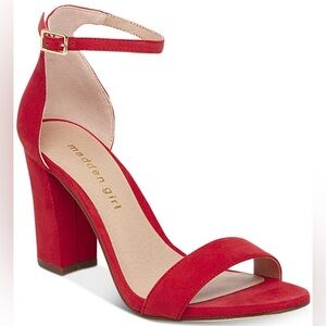 Madden Girl red heeled